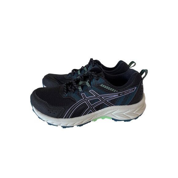 Asics Gel-Venture 9 Women’s Trail Running Shoes Size 7.5 Black/Digital Violet - Picture 9 of 11